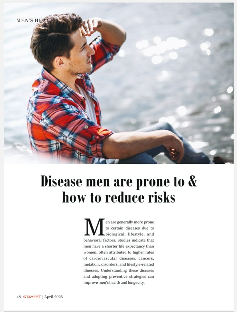 Disease men are prone to & how to reduce risks