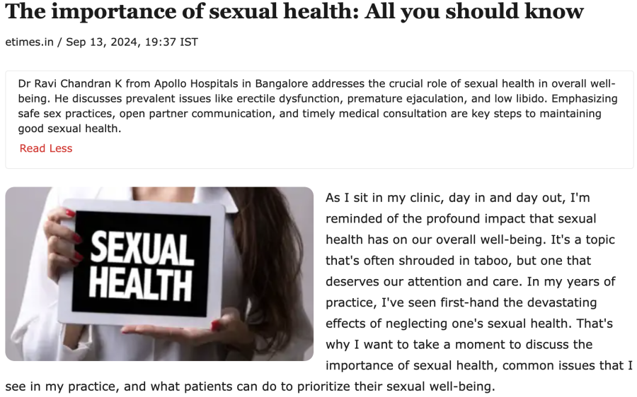 The importance of sexual health: All you should know